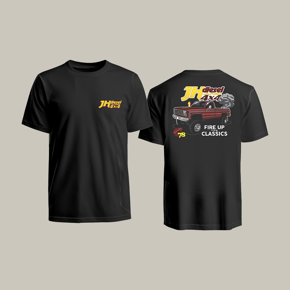 JH's Diesel Chevy T-Shirt Cleetus McFarland Clothes Good Gift For Racer Car Fans