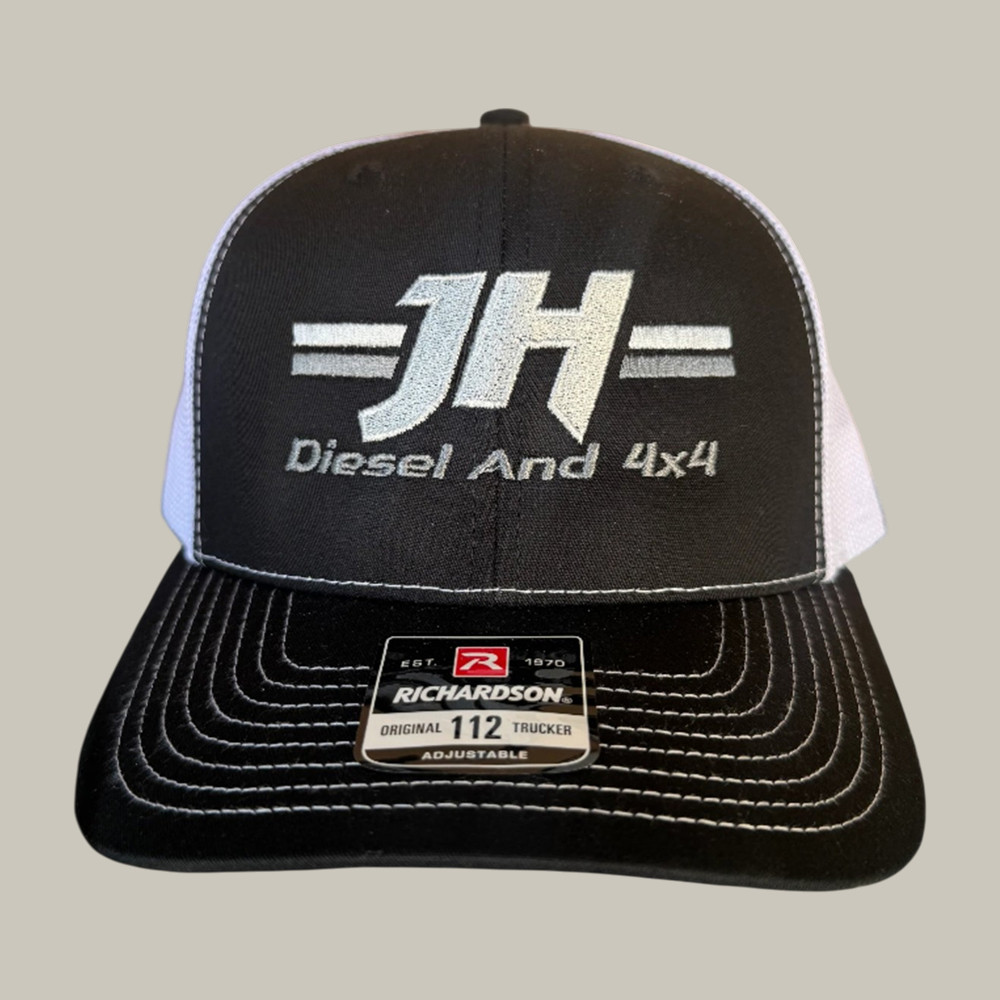 JH's Diesel Grey Front Logo Snapback Hat Cleetus McFarland Merch Unique Fan Gift For Brothers