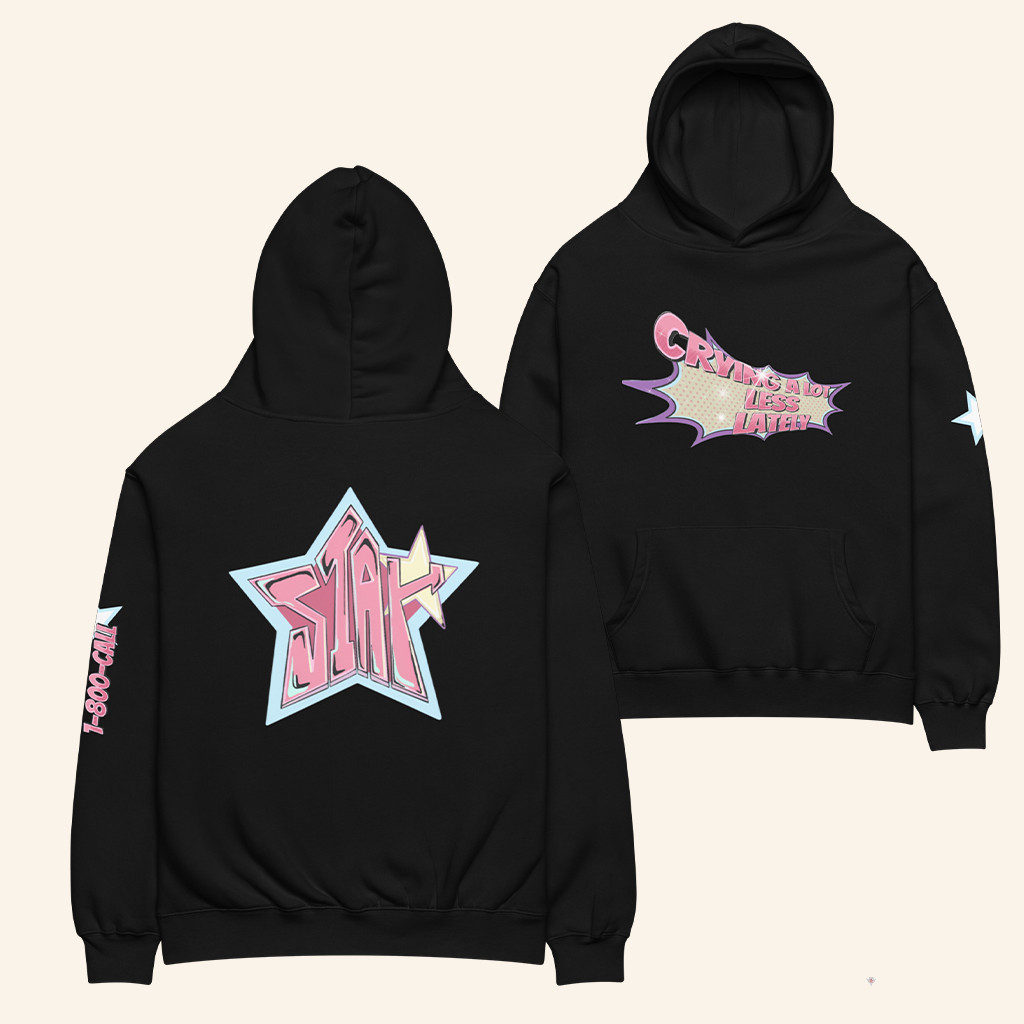 Jiah World Merch Store Crying A Lot Less Lately Hoodie Gifts For Sisters