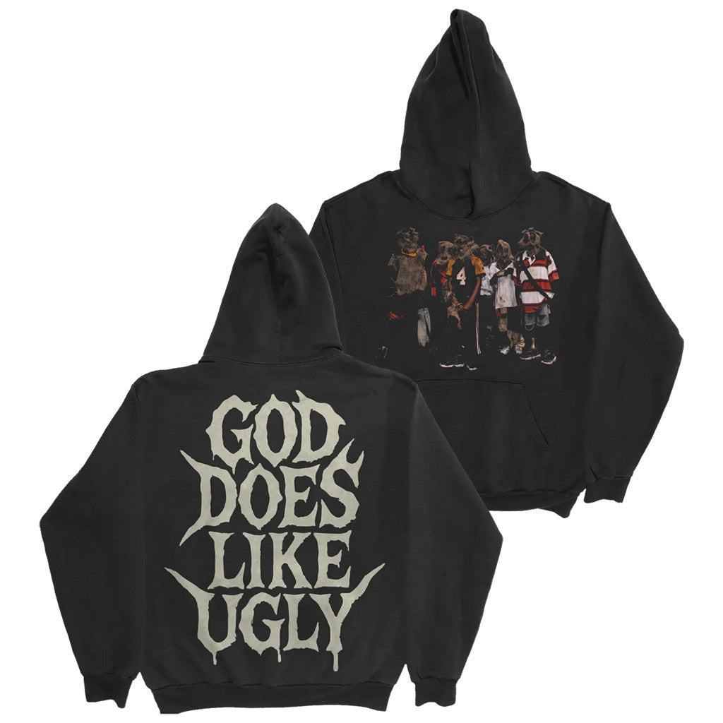 JID Merch Masks Hoodie God Does Like Ugly Hoodie Gifts For Music Fans