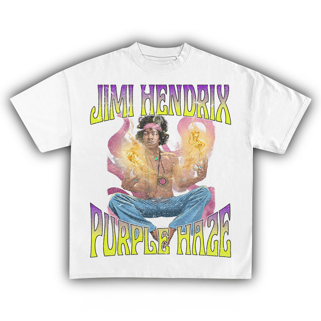 Jimi Hendrix Purple Haze T-Shirt Fan Merch Christmas Gifts For Friends Jimi Hendrix Purple Haze T-Shirt Fan Merch Christmas Gifts For Friends