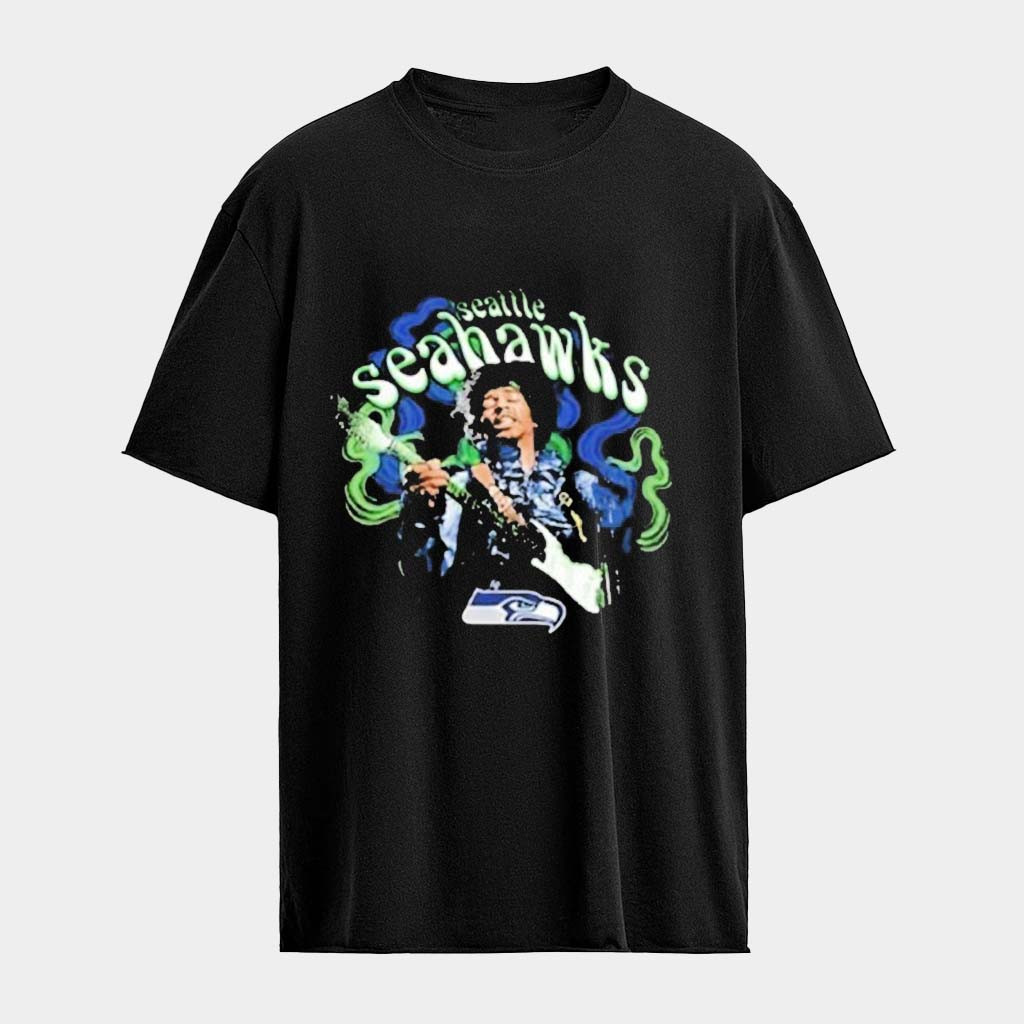 Jimi Hendrix Seattle Seahawks Fan T-shirt Jimi Hendrix Merch Music Lover Gifts For Him Jimi Hendrix Seattle Seahawks Fan T-shirt Jimi Hendrix Merch Music Lover Gifts For Him