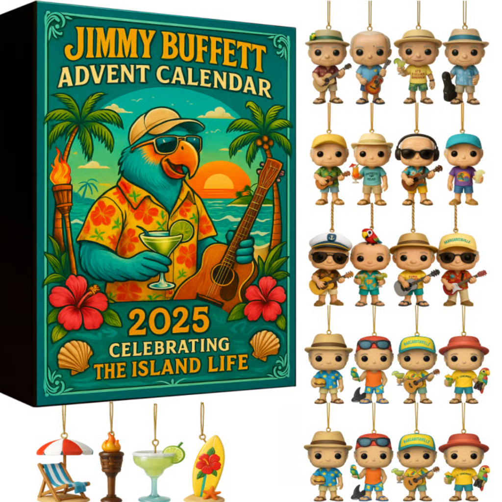 Jimmy Buffett Advent Calendar 2025 Celebrating The Island Life Gifts For Marine Life Lovers