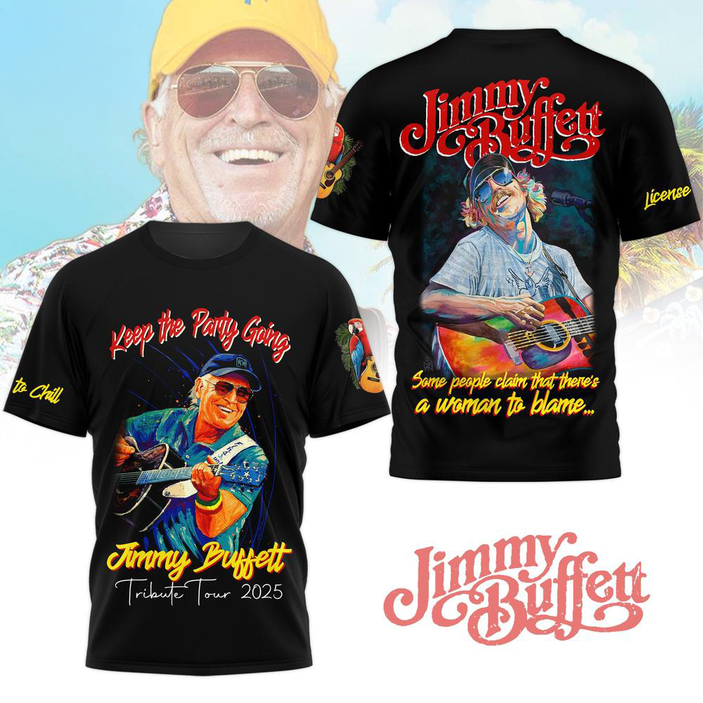 Jimmy Buffett Tribute Tour 2025 T-Shirt Gift Ideas For Music Lovers