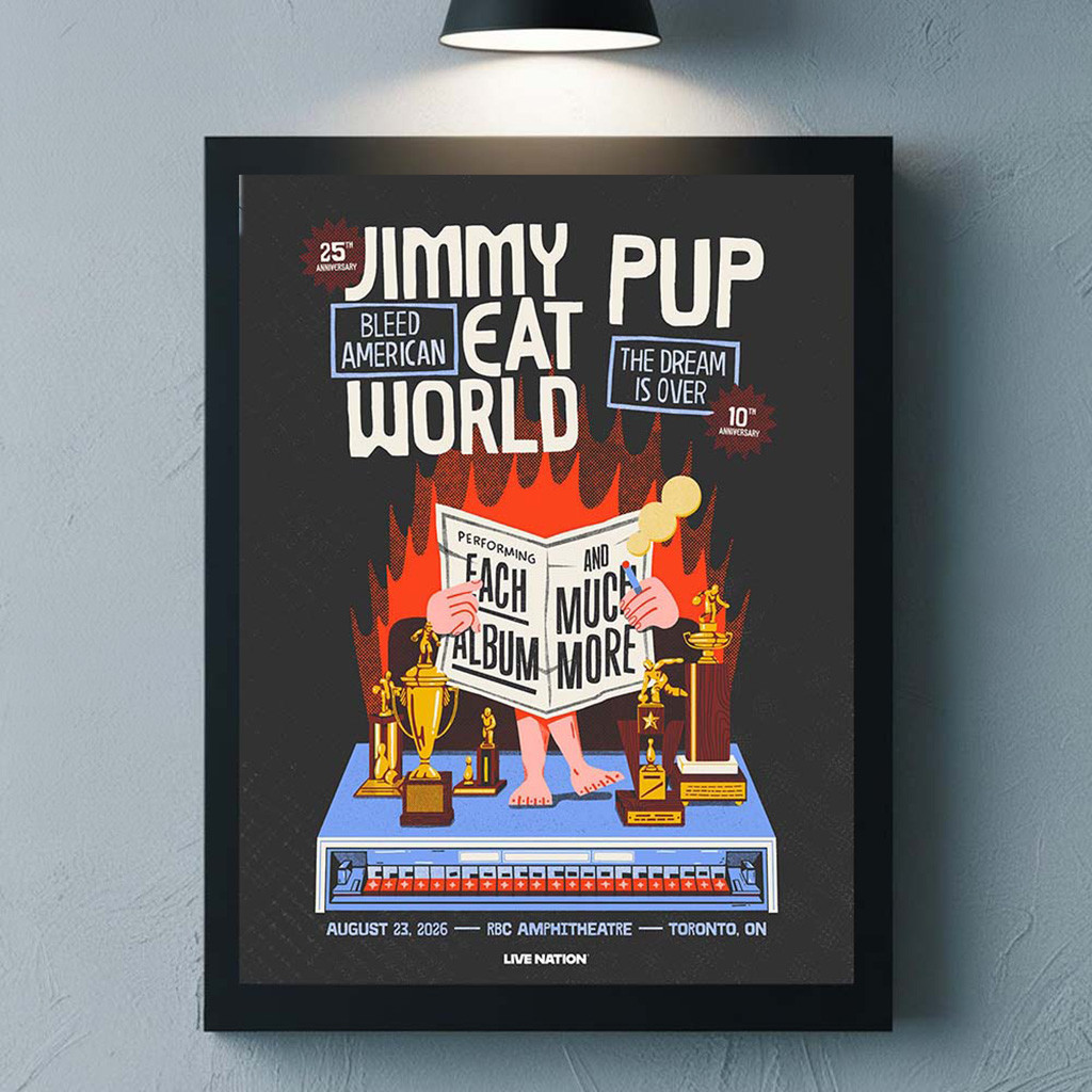 Jimmy Eat World Celebrate 25th Anniversary Of Bleed American Live At RBC Amphitheatre In Toronto Poster