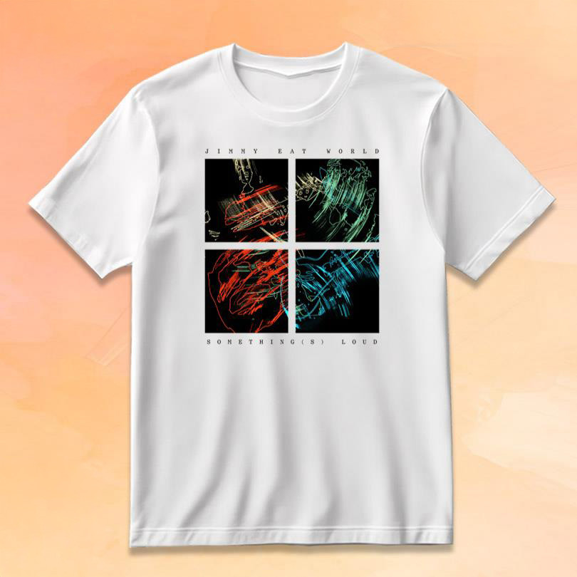 Jimmy Eat World Merch Something Loud Quad Logo T-Shirt Gift For Rock Lover