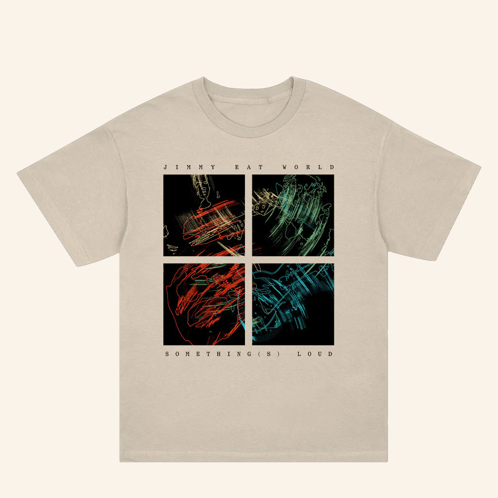 Jimmy Eat World Merch Somethings Loud Quad Logo T-Shirt Christmas Gift Ideas
