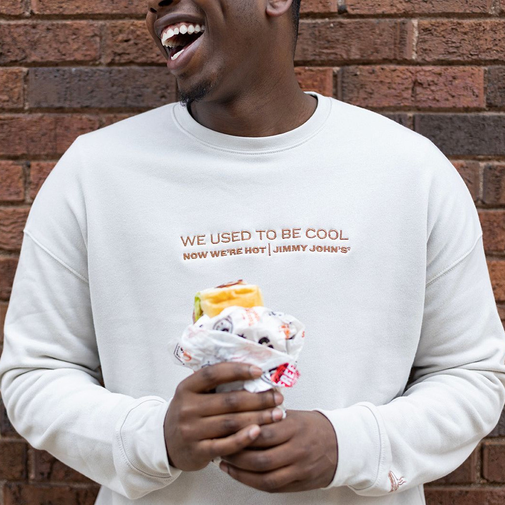 Jimmy Johns Merch We Used To Be Cool Embroidered Sweatshirt Xmas Gifts For Husband Jimmy Johns Merch We Used To Be Cool Embroidered Sweatshirt Xmas Gifts For Husband