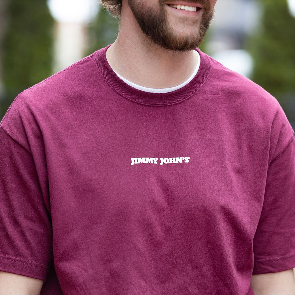 Jimmy Johns Merch We're Here And We're Hot T-Shirt Gift Ideas For Him Her Jimmy Johns Merch We're Here And We're Hot T-Shirt Gift Ideas For Him Her