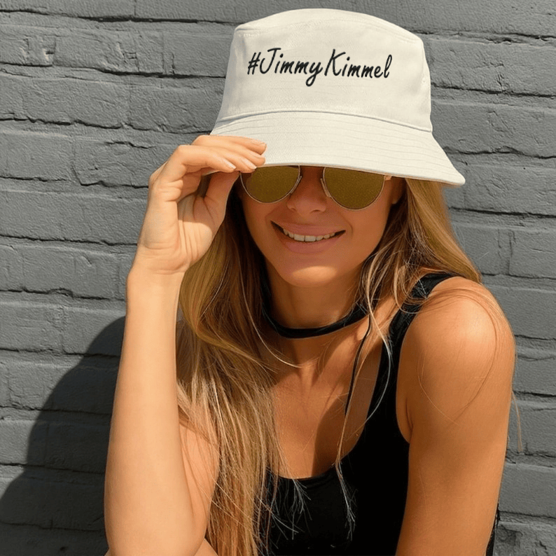 Jimmy Kimmel Bucket Hat Jimmy Kimmel Trendy Hashtag Cap Presents For Supporters