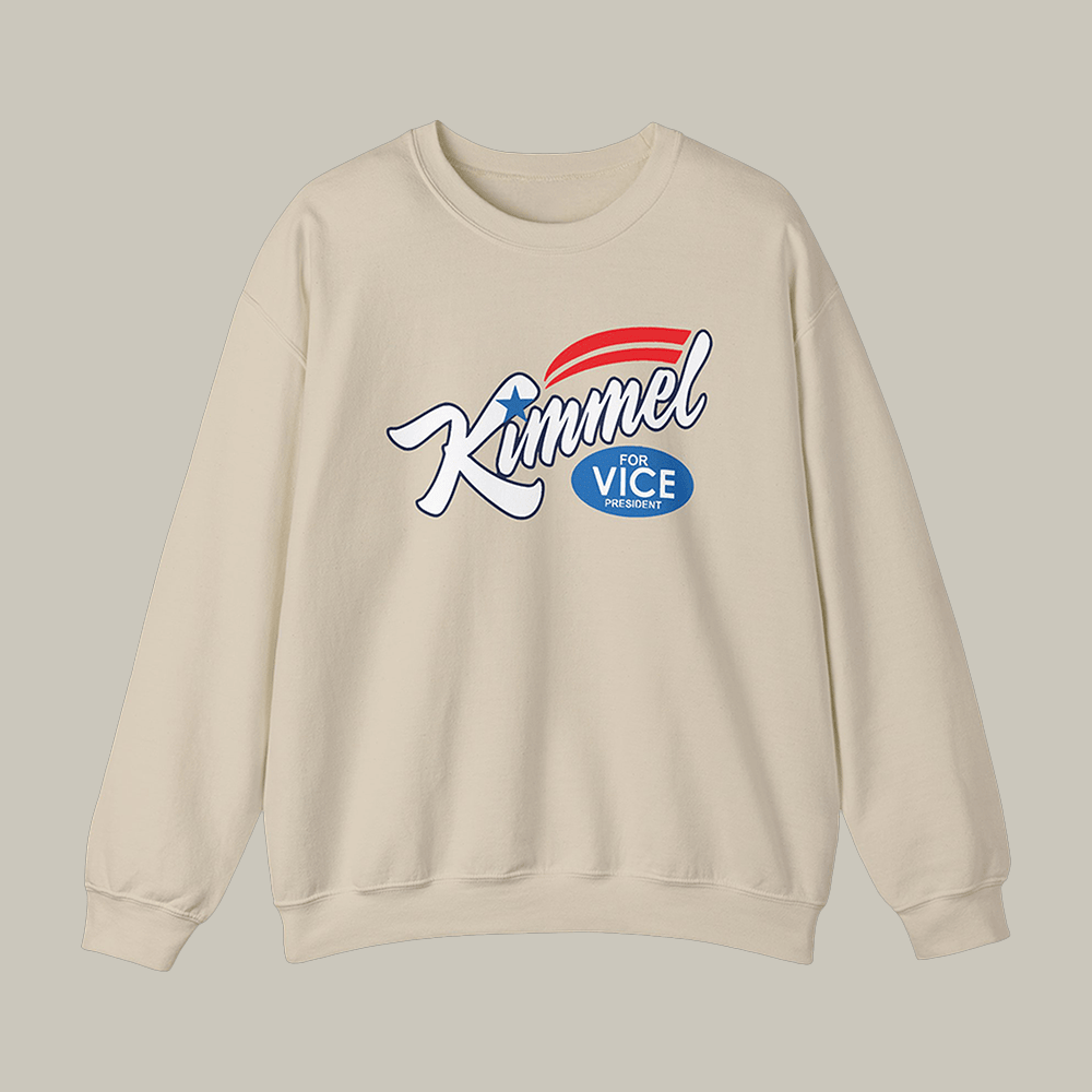 Jimmy Kimmel For Vice President Sweatshirt Jimmy Kimmel Apparel Gift Ideas For Her