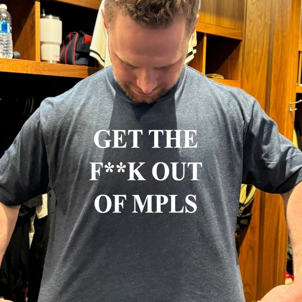 Jimmy Kimmel Get The Fck Out Of MPLS Shirt Gift Ideas For Boyfriend