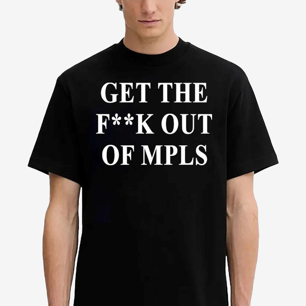 Jimmy Kimmel Get The FucK Out Of MPLS T-Shirt Anti ICE Clothes Gift For Husband