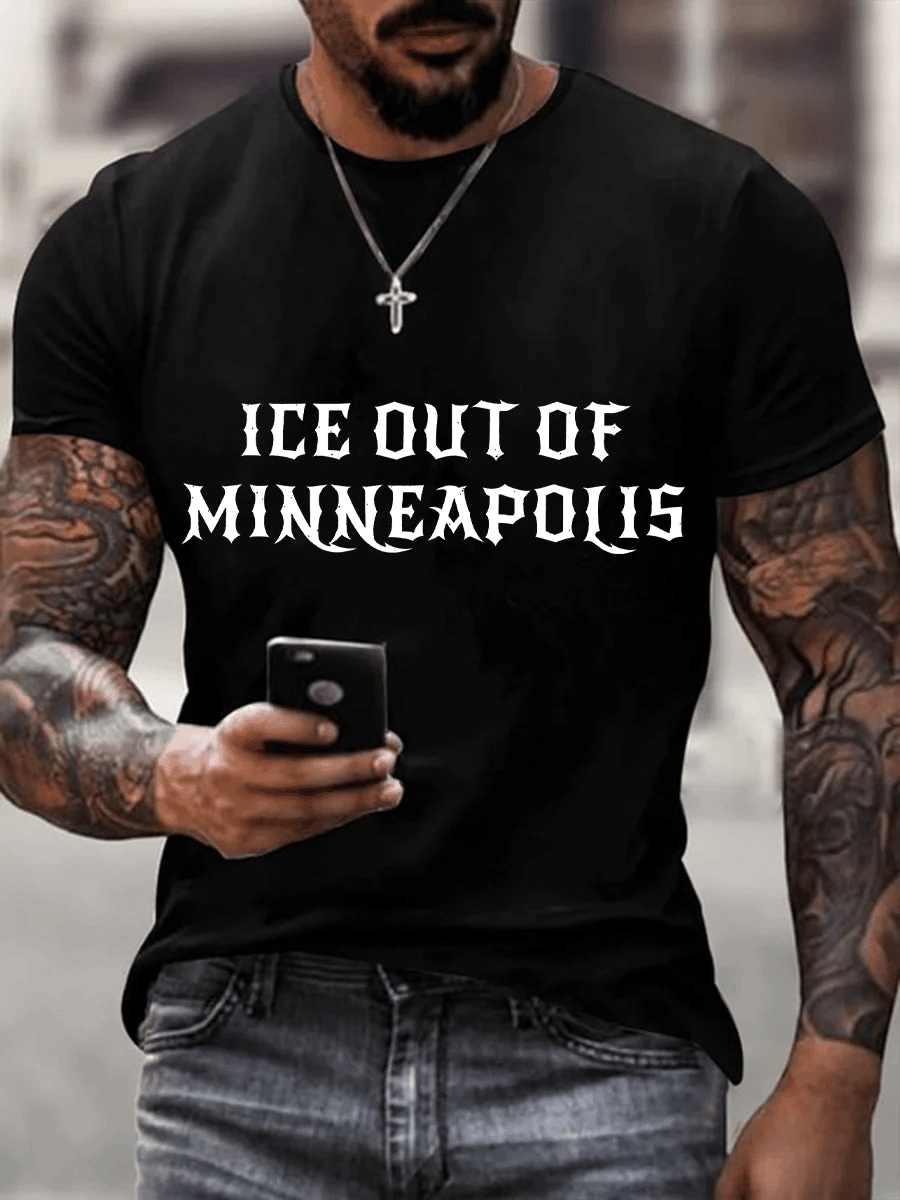Jimmy Kimmel Ice Out Of Minneapolis T-Shirt Abolish ICE Protest Clothes