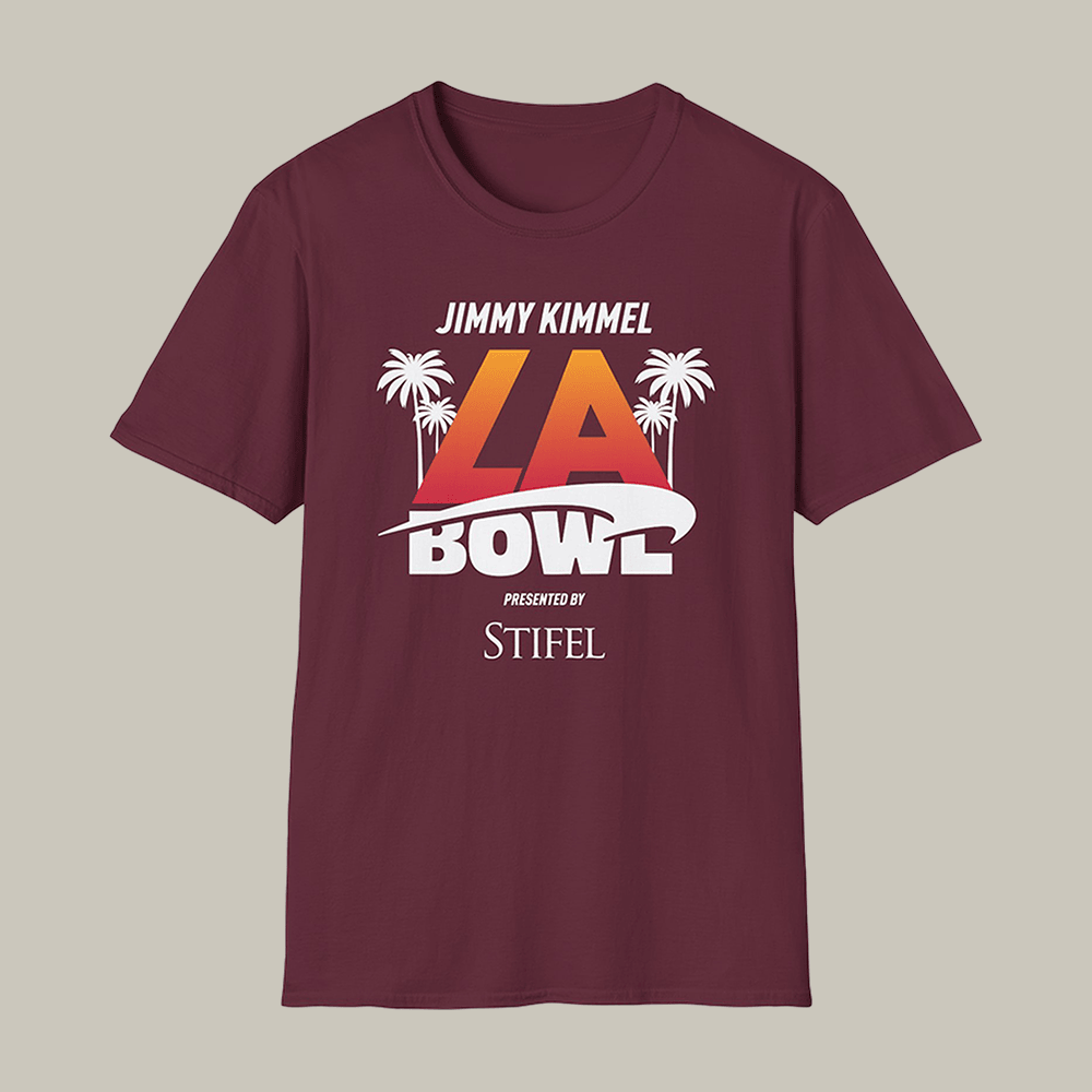 Jimmy Kimmel LA Bowl T-Shirt Jimmy Kimmel Clothes Gift Ideas For Boyfriend