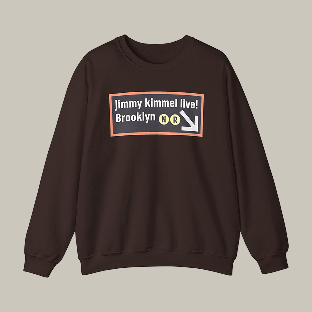 Jimmy Kimmel Live Brooklyn Sweatshirt Jimmy Kimmel Clothing Line Gift For Girlfriend