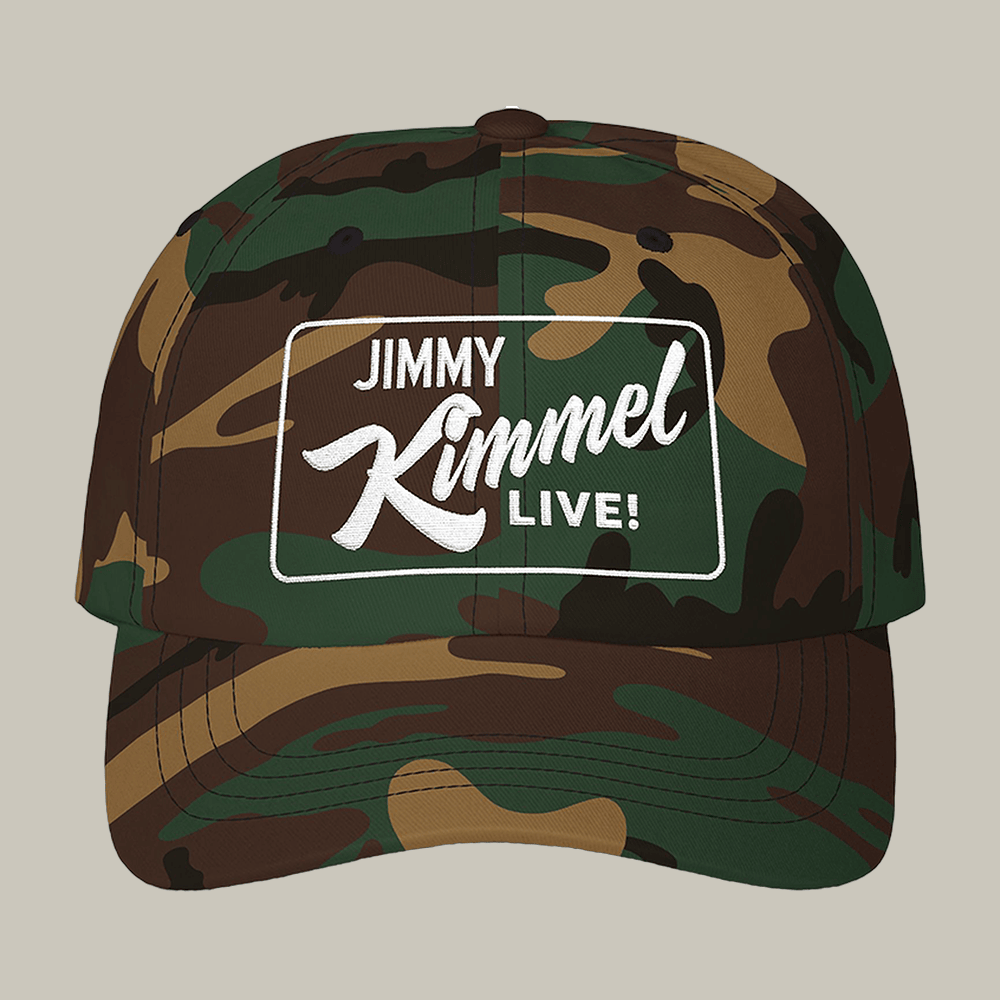 Jimmy Kimmel Live Camo Hat Late Night Show Comedy Cap Jimmy Kimmel Fan Gifts