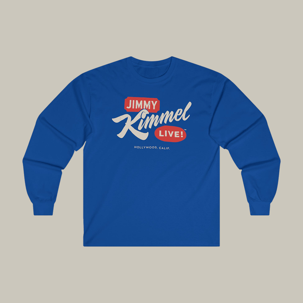 Jimmy Kimmel Live Hollywood Calif Long Sleeve Shirt Trendy Clothing Jimmy Kimmel Talk Show Gifts