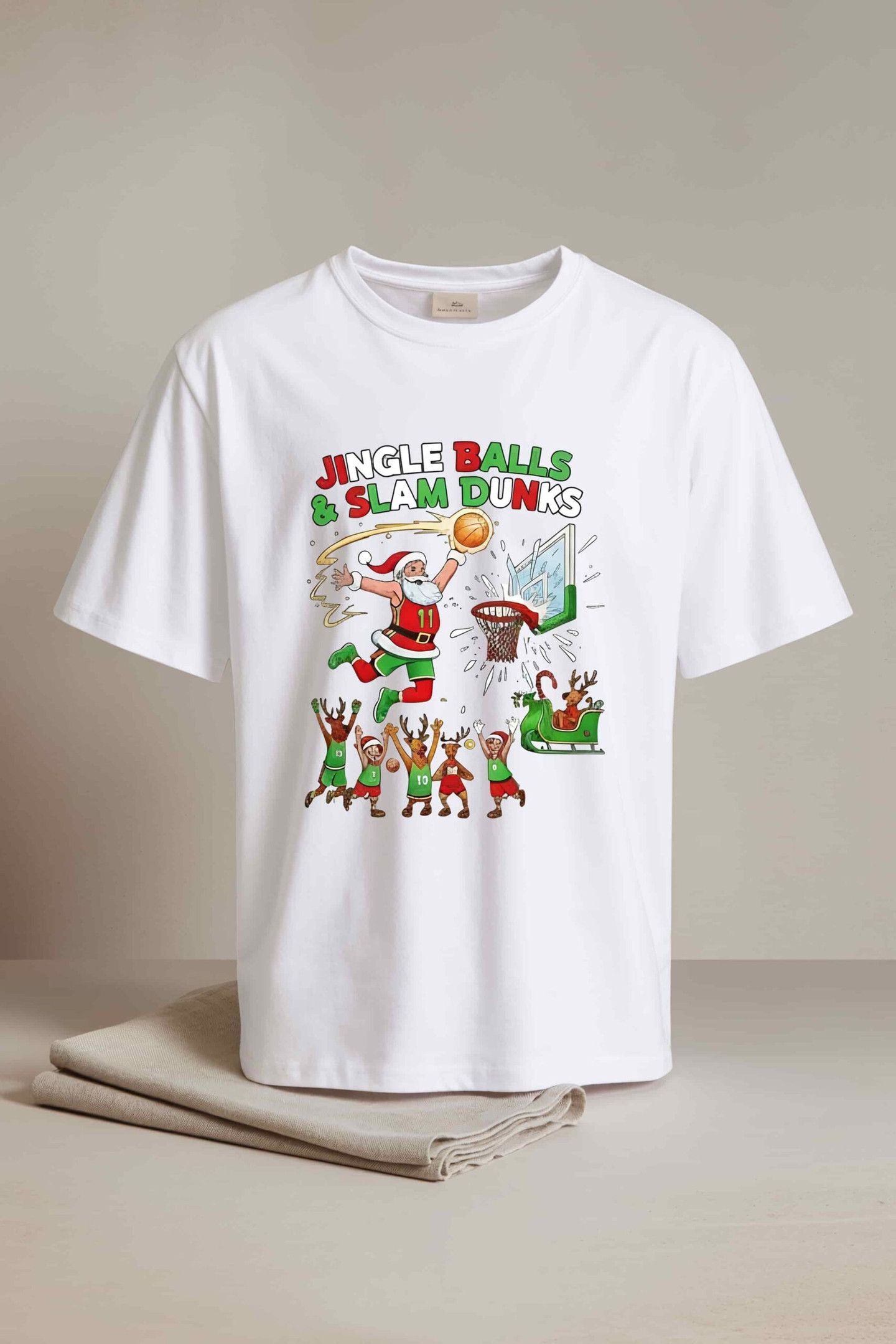 Jingle Balls And Slam Dunks Shirt Gifts For Him Jingle Balls And Slam Dunks Shirt Gifts For Him
