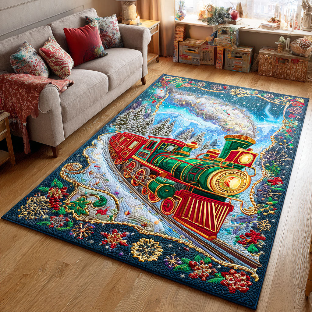 Jingle Bell Train Area Rug Entrance Way Ideas Gifts For Farm Wife