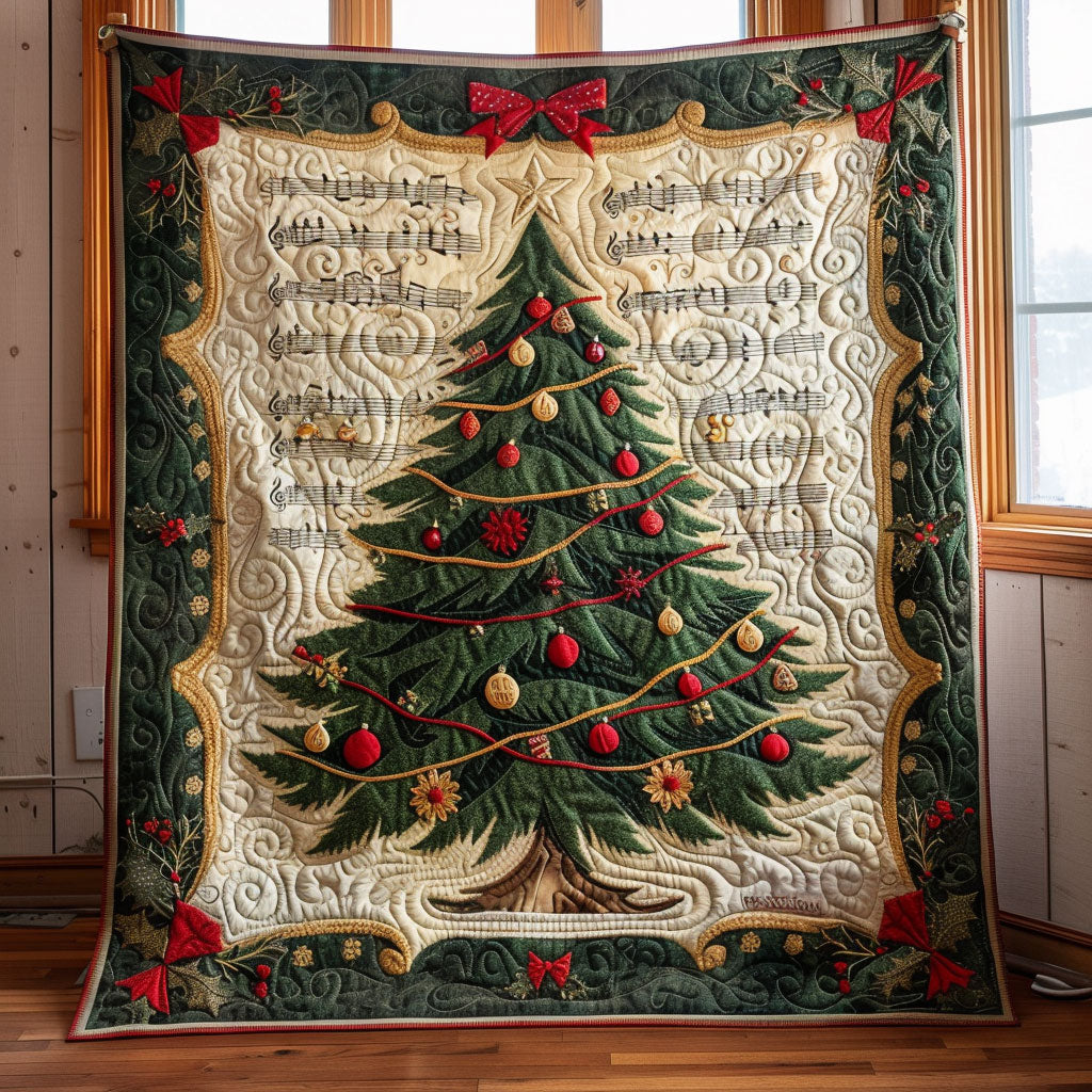 Jingle Spirit Quilt Lovely Quilt Blanket Gift for Holiday Celebrations
