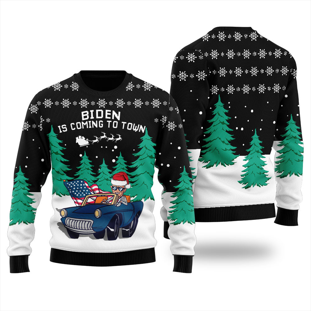 Joe Biden Ugly Christmas Sweater For Women Meaningful Holiday Gift Merch to Show You Care