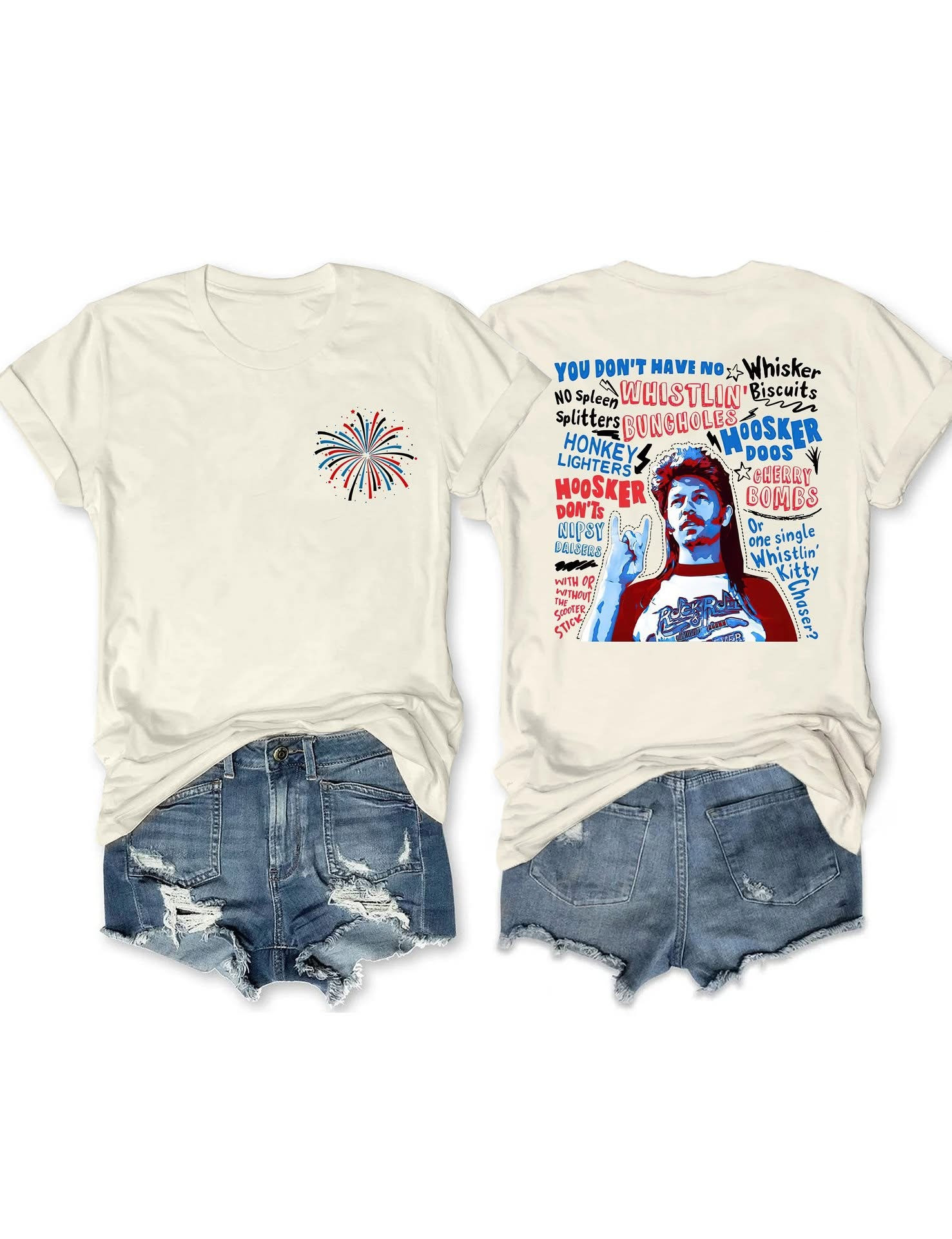 Joe Dirt Happy 4Th Of July Merica Tour T-Shirt Women's Fourth Of July Gift Ideas
