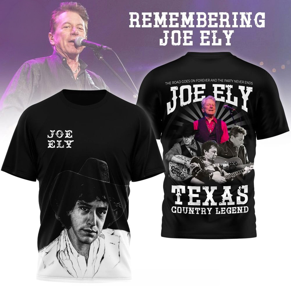 Joe Ely Texas Country Legend T-Shirt Joe Ely Merch Music Lover Gifts For Him