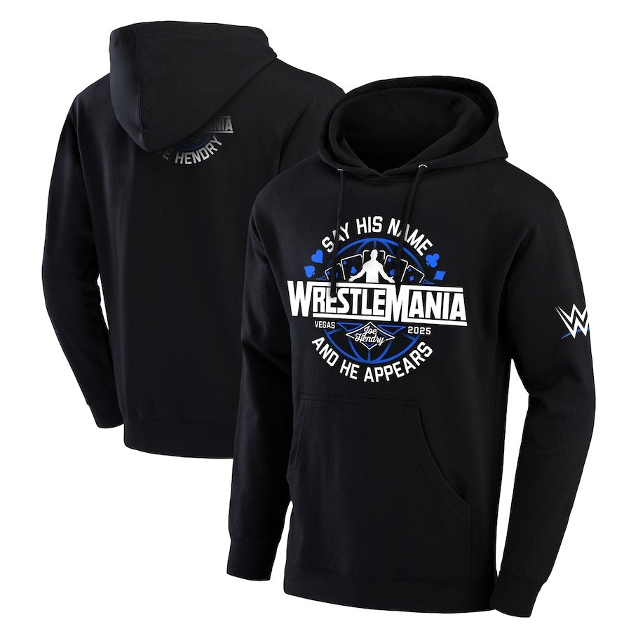 Joe Hendry WrestleMania Merch Hoodie I Believe In Joe Hendry WrestleMania 41 Logo 2025