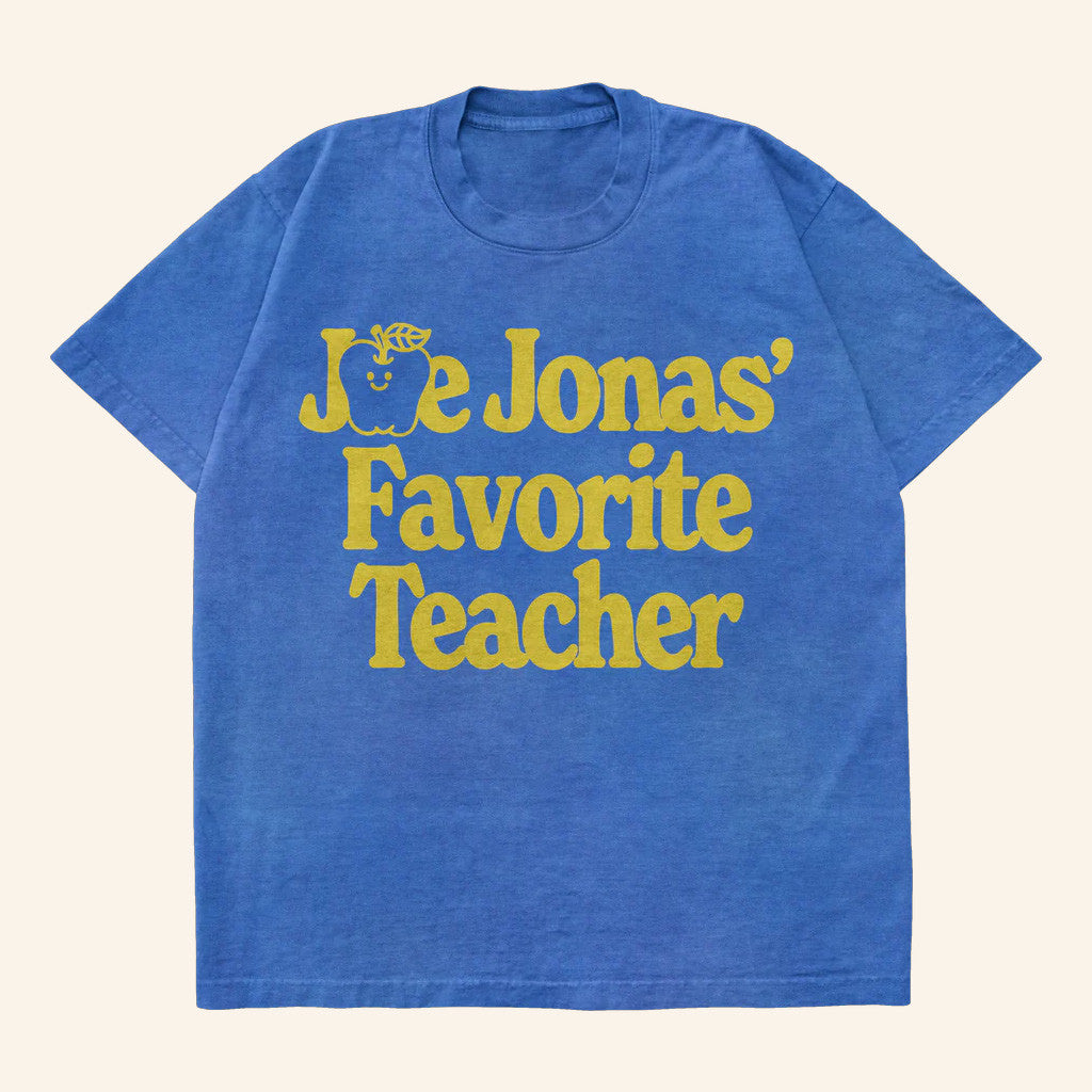 Joe Jonas Merch Favorite Teacher T-Shirt Best Gifts For Boyfriend Joe Jonas Merch Favorite Teacher T-Shirt Best Gifts For Boyfriend