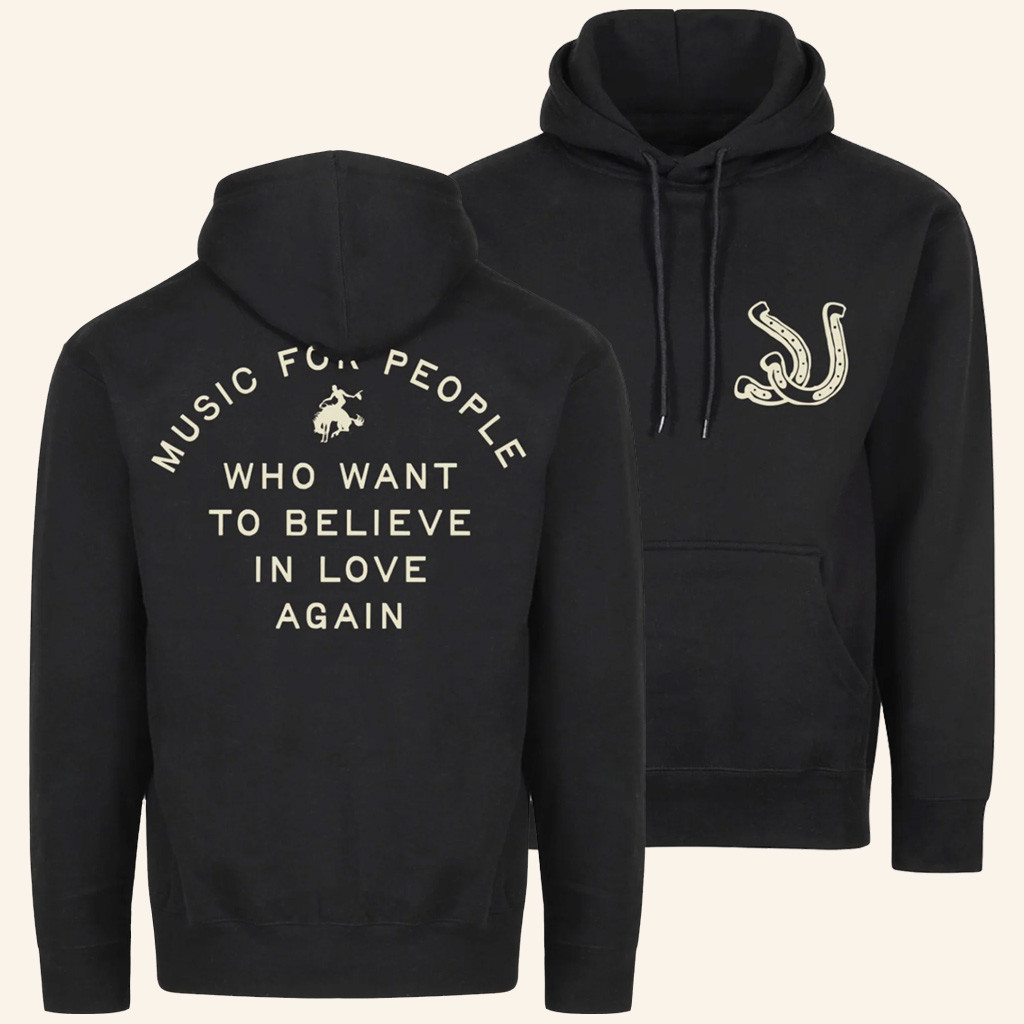 Joe Jonas Merch Horseshoe JJ Hoodie Music Lover Gift Ideas For Him