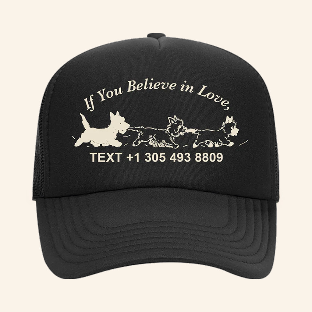 Joe Jonas Merch If You Believe In Love Trucker Hat Gifts Ideas For Music Lovers