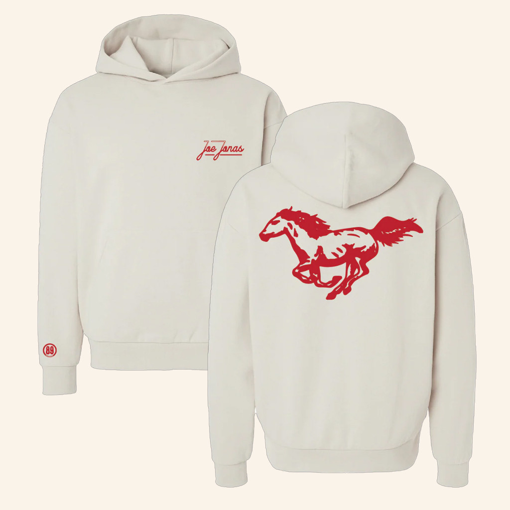 Joe Jonas Merch Mustang Hoodie Christmas Gift Ideas For Sister