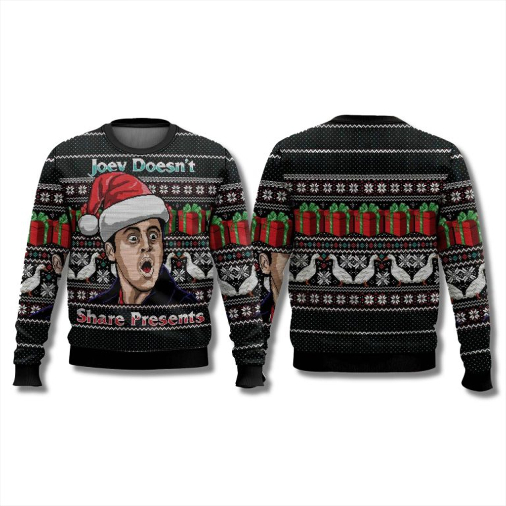 Joey DoesnÃ¯Â¿Â½t Share Presents Friends Christmas Ugly Sweater Christmas Gifts For Him