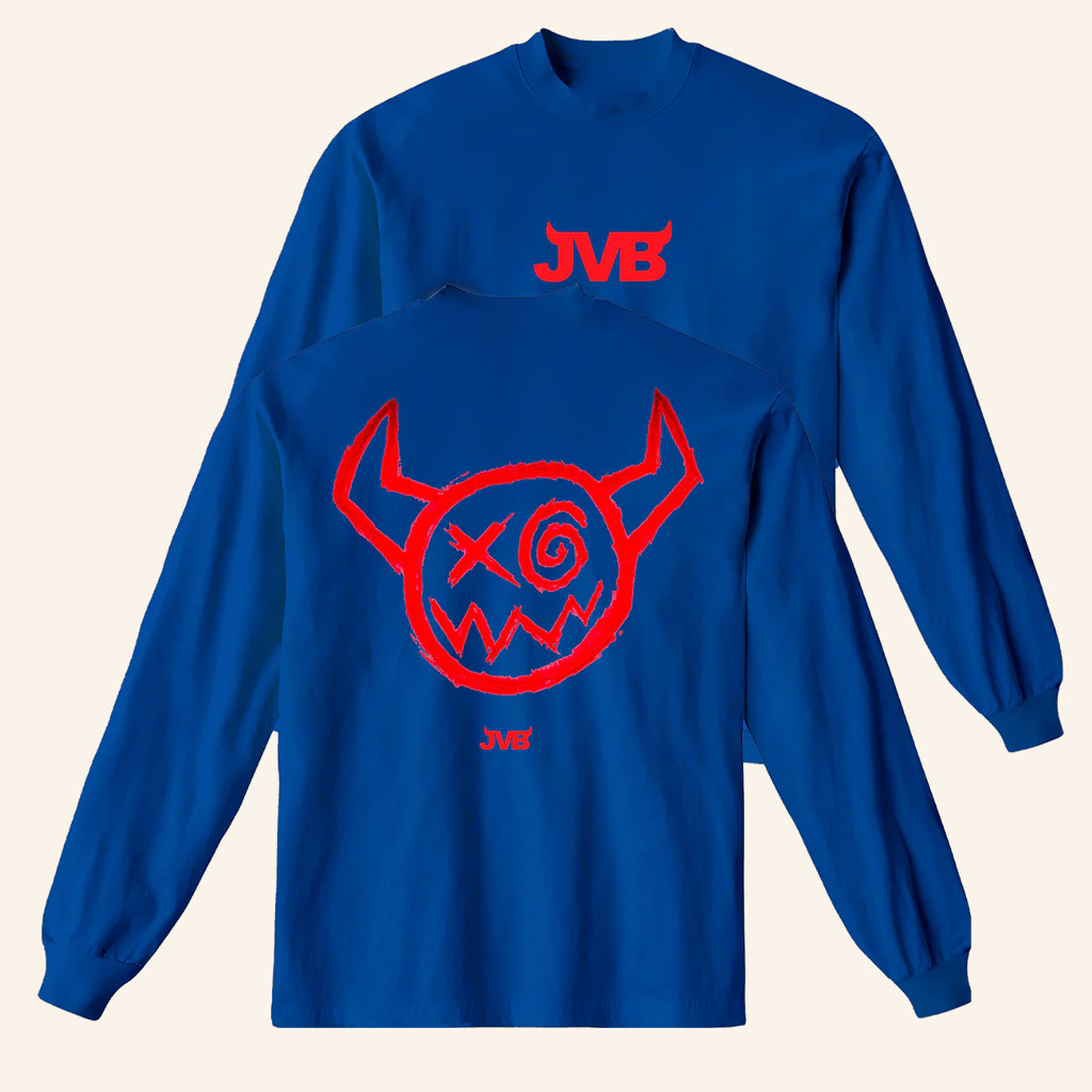 Joey Valence And Brae Merch Blue JVB Long Sleeve T-Shirt Gifts For Friends