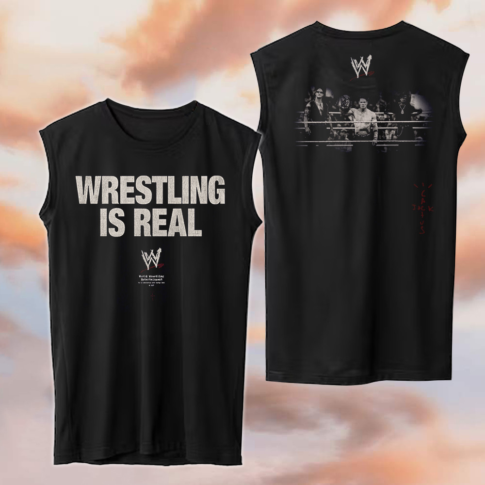 John Cena And Travis Scott Wrestling Is Real Tank Top The Final Boss Shirt Fans Gifts
