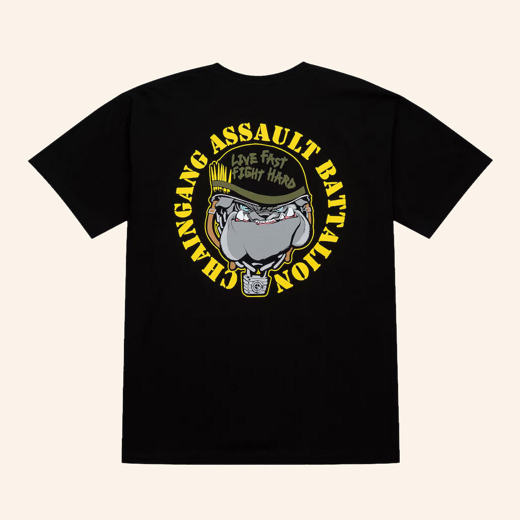 John Cena Chain Gang Assault Battalion Live Fast Fight Hard Bulldog Cross Hair T-Shirt Gifts