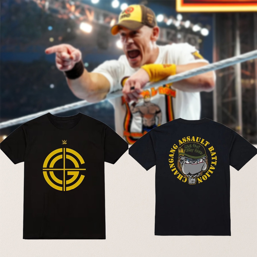 John Cena Chain Gang Assault Battalion T-Shirt John Cena Merch Gifts Ideas For WWE Fans John Cena Chain Gang Assault Battalion T-Shirt John Cena Merch Gifts Ideas For WWE Fans