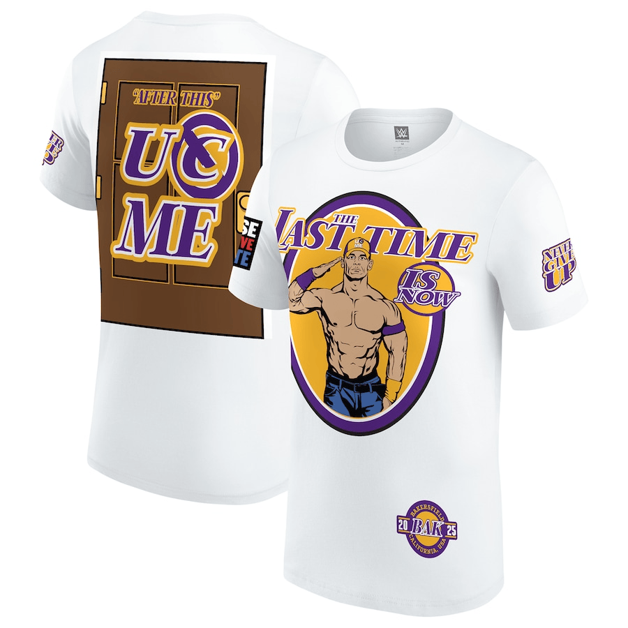 John Cena Farewell Tour 2025 Bakersfield Shirt Never Give Up John Cena Fan Merch Clothing