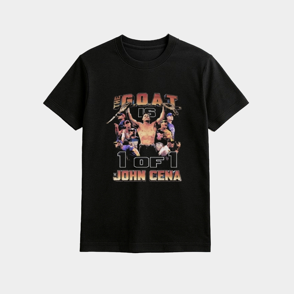 John Cena The Goat Is 1 Of 1 Shirt John Cena Merch Gifts For Wrestler Fans