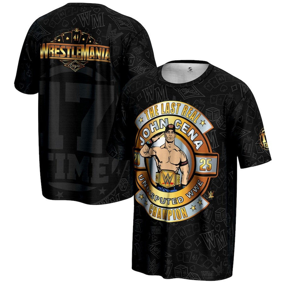 John Cena WrestleMania 41 Winner T-Shirt 2025 The Last Real Champion John Cena Merch
