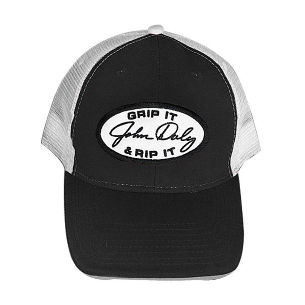 John Daly Merch Grip It N Rip It Trucker Hat Black Embroidered Golf Lovers Gifts For Husband John Daly Merch Grip It N Rip It Trucker Hat Black Embroidered Golf Lovers Gifts For Husband