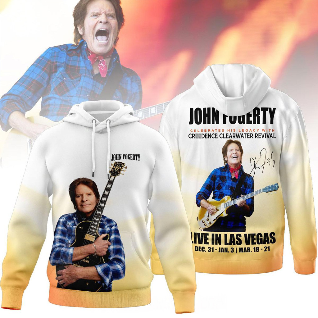 John Fogerty Creedence Clearwater Revival Hoodie John Fogerty Merch Gifts For Music Fans