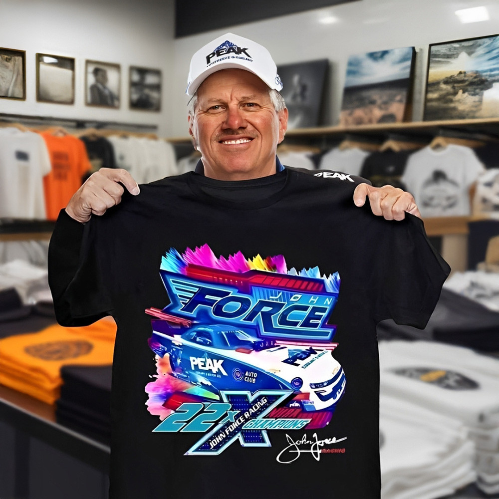 John Force Devastating Racing Shirt Fan Merch John Force Racing T-Shirts For Men Gifts