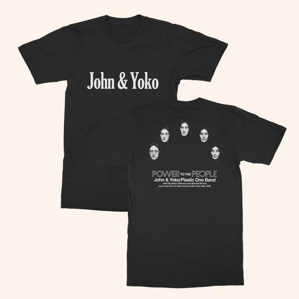 John Lennon Merch John And Yoko Power To The People T-Shirt Cool Gifts For Music Lovers John Lennon Merch John And Yoko Power To The People T-Shirt Cool Gifts For Music Lovers