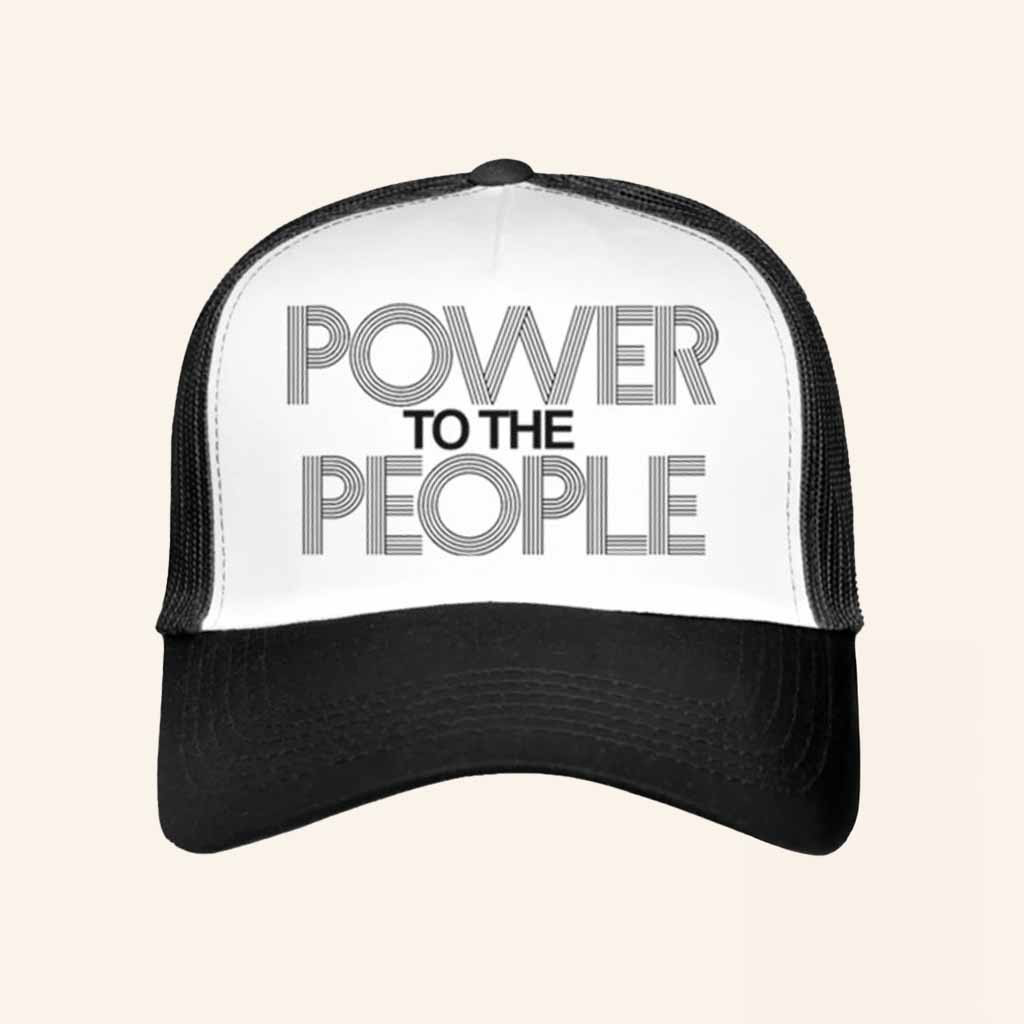 John Lennon Merch Power To The People Trucker Hat Gift Ideas For Brother John Lennon Merch Power To The People Trucker Hat Gift Ideas For Brother