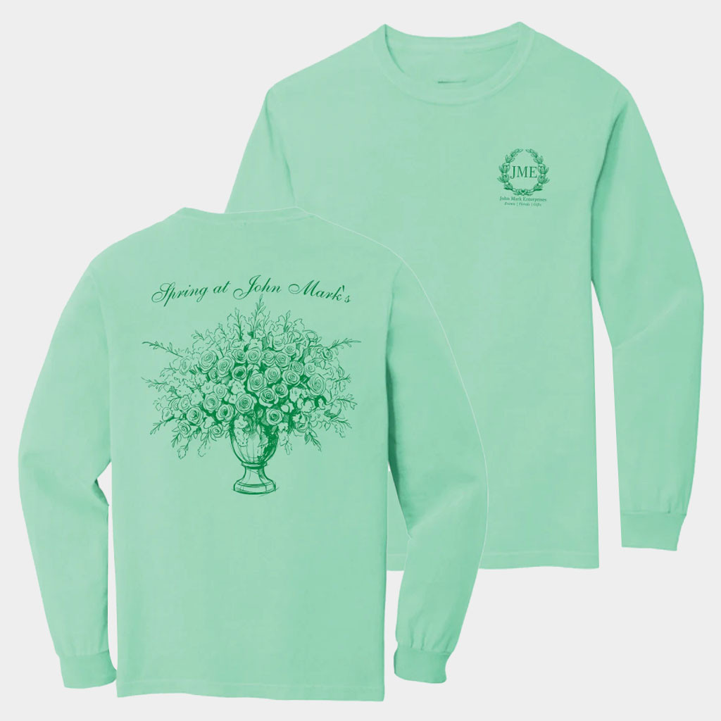 John Mark Enterprises Merch Spring At John Mark's Long Sleeve T-Shirt Great Gifts For Friends