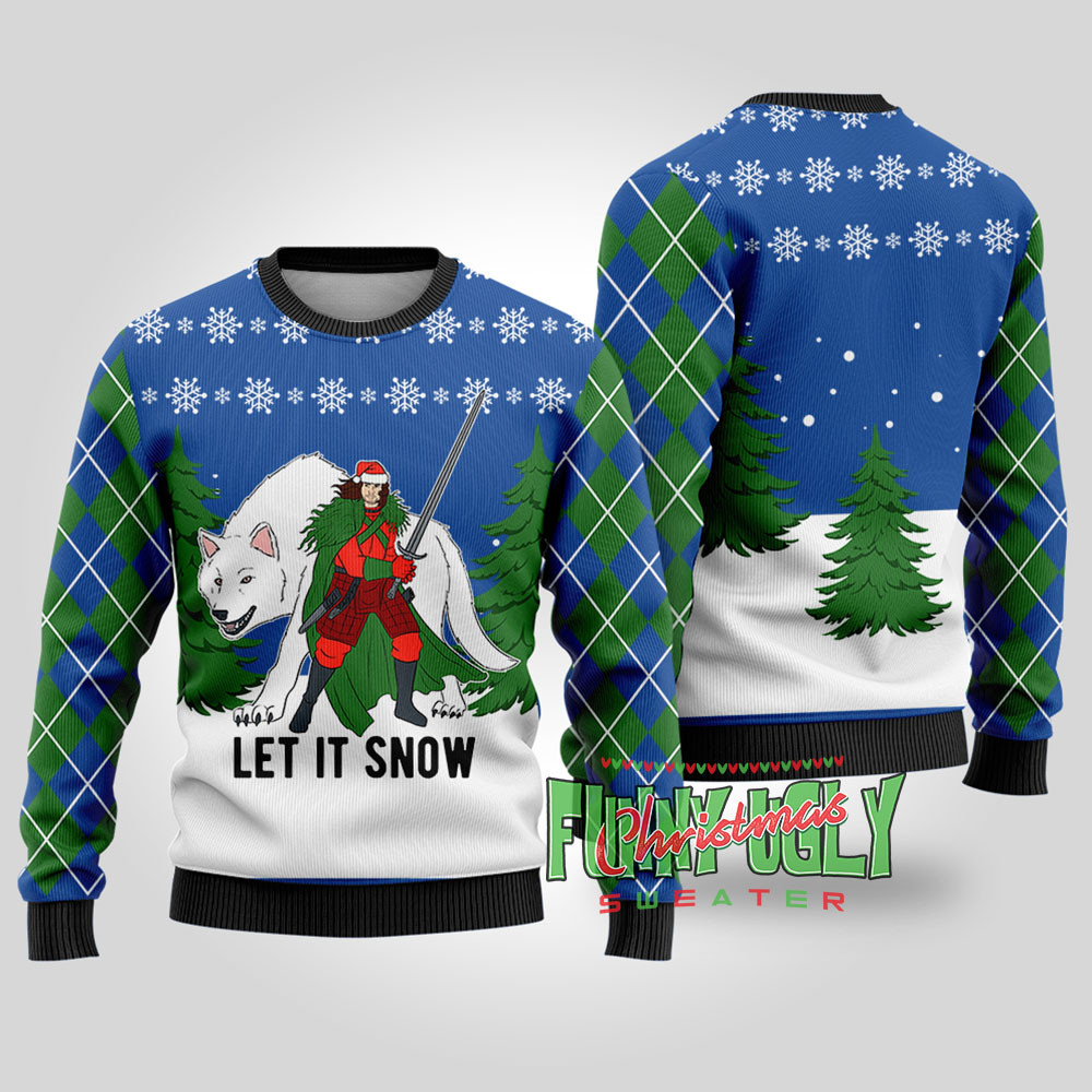 John Snow Got Funny Christmas Sweater Royal Special Merch Gift Idea for Festive Celebrations