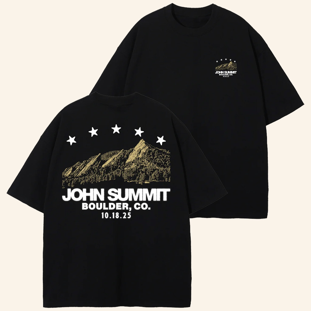 John Summit Boulder Merch John Summit Boulder T-Shirt Gifts For Dudes John Summit Boulder Merch John Summit Boulder T-Shirt Gifts For Dudes