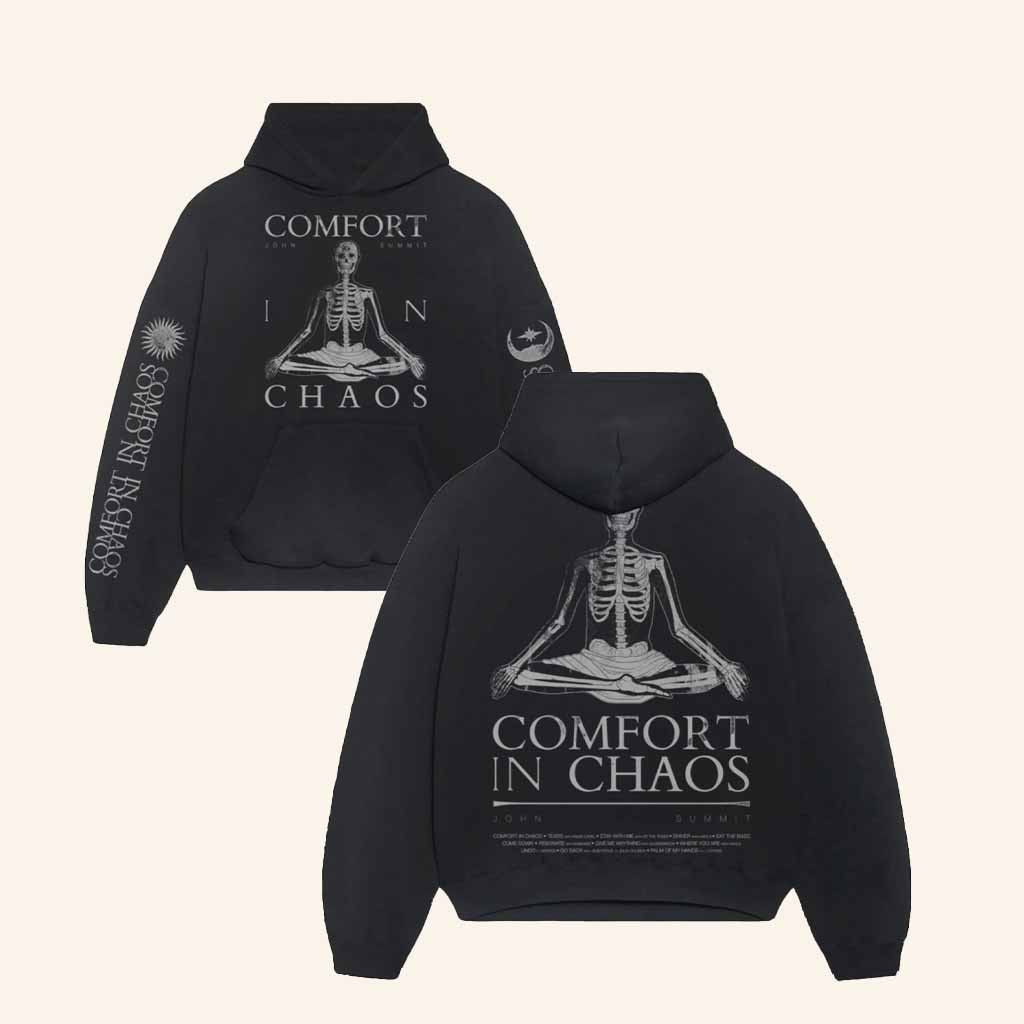 John Summit Merch Comfort In Chaos Tracklist Hoodie Gift Ideas For Music Lovers